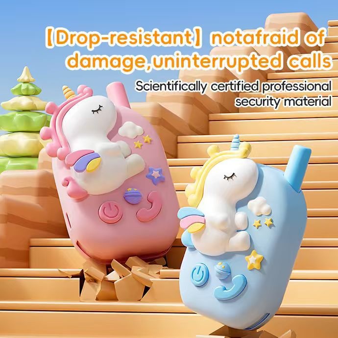 New Walkie-Talkie Cartoon Pager Gift Birthday Hot-Selling HD Call Children's Parent-Child Toy_voghion.com