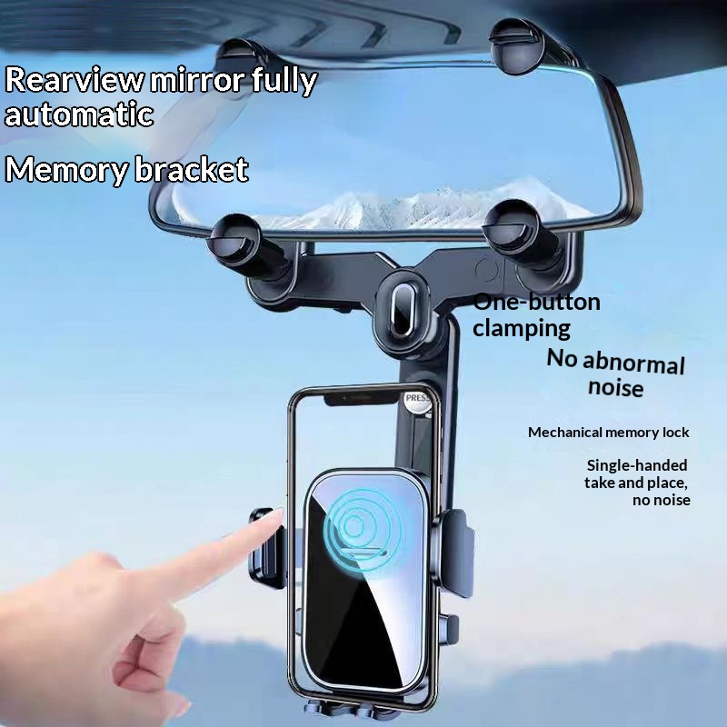 Support de téléphone pour rétroviseur de voiture avec navigation multifonctions, nouveau modèle 2025, pour grand camion, intérieur fixe._voghion.com