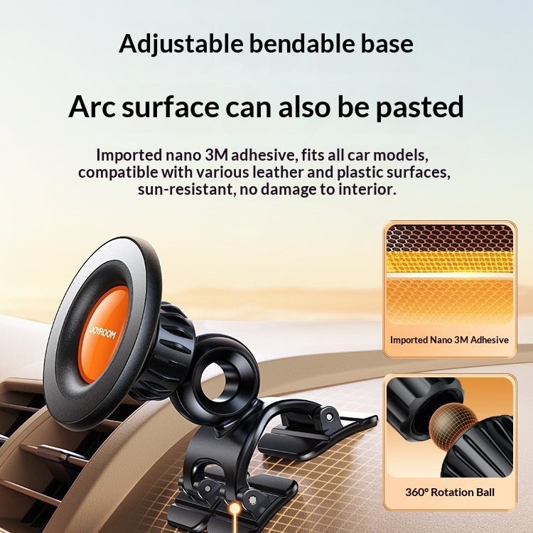 Support magnétique pour téléphone Joyroom pour grille d'aération, support de navigation pour voiture, fixation_voghion.com