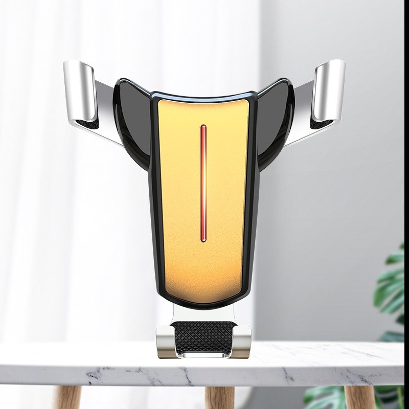 Supporto universale per telefono da auto con navigatore e bocchetta dell'aria, attacco a triangolo con testa di toro._voghion.com