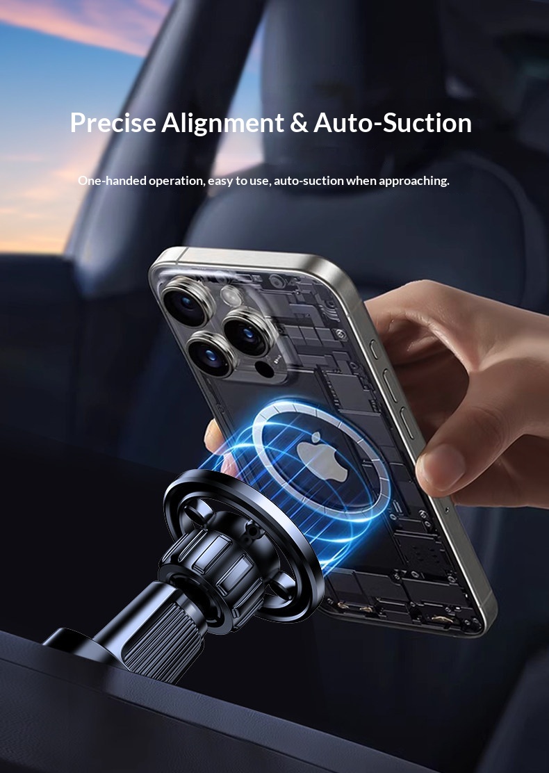 Phone 2025 New Model Car Navigation Air Vent Magnetic Multi-Function Holder_voghion.com