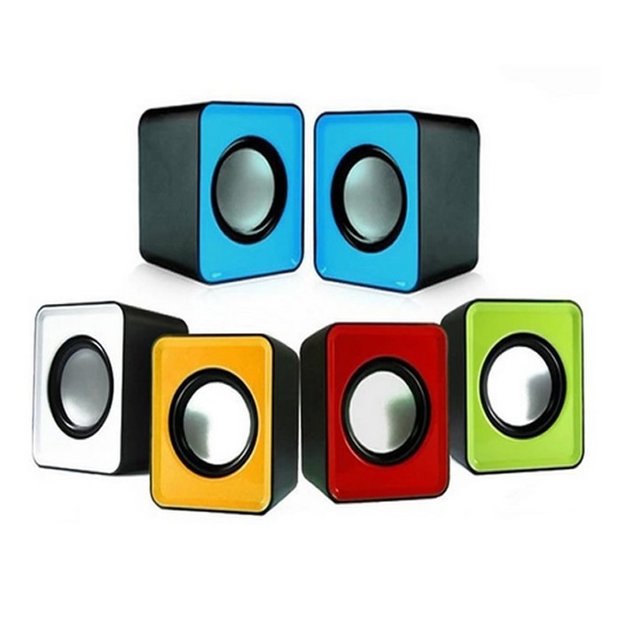 Desktop And Laptop USB Mini Cube Wholesale, Portable Speakers For Computers_voghion.com