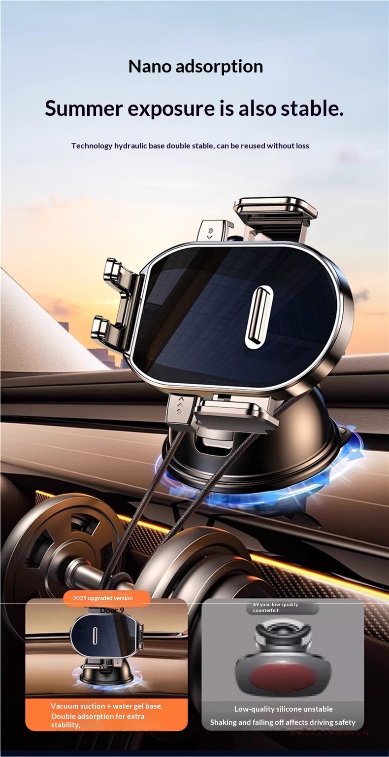 Phone Holder 2025 New Suction Cup Type Universal Navigation Fixed Support Stand For Car Dashboard_voghion.com