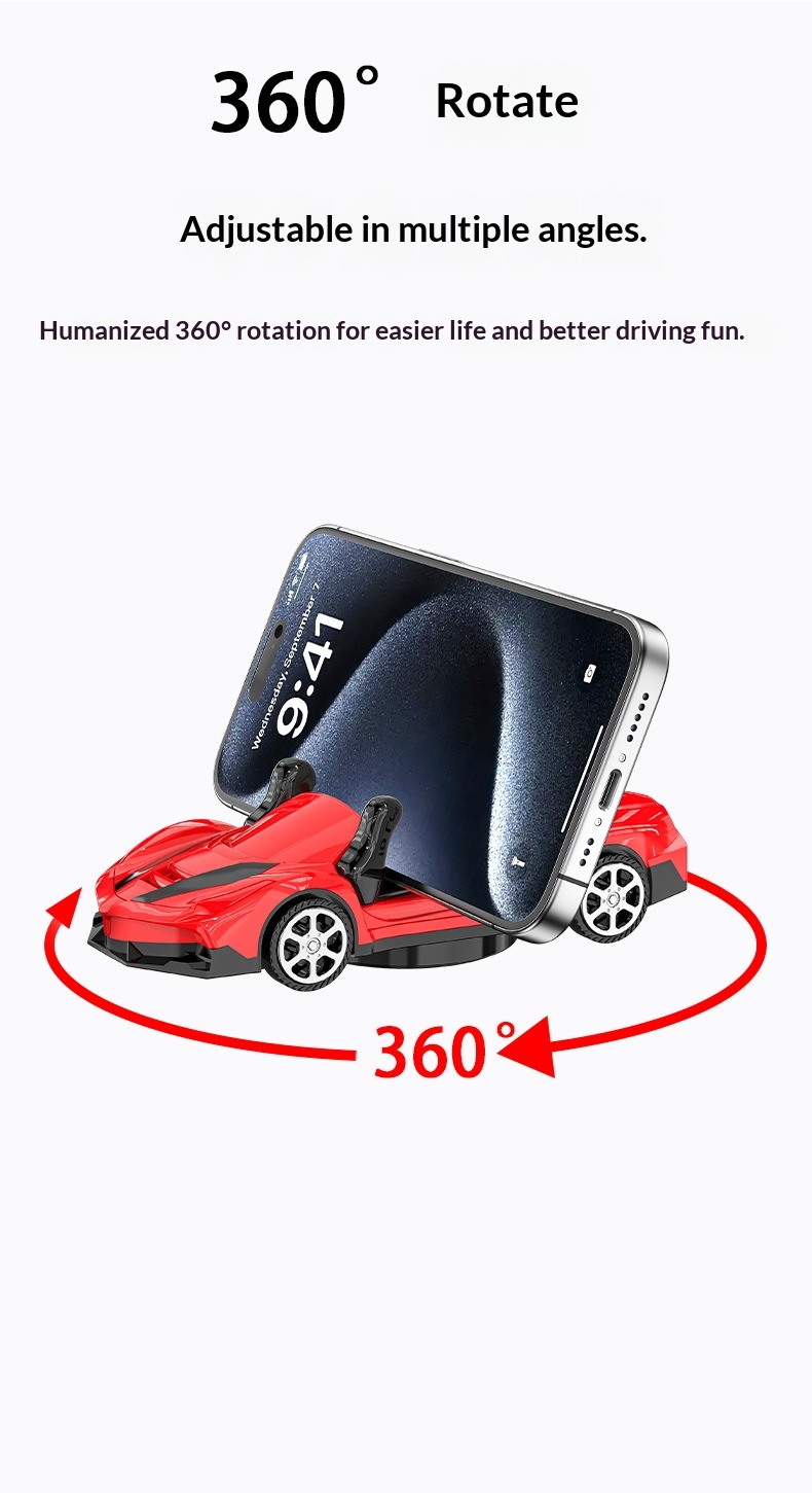 Support de voiture transfrontalier pour maquettes, support de navigation pour tableau de bord, base pour téléphone portable_voghion.com
