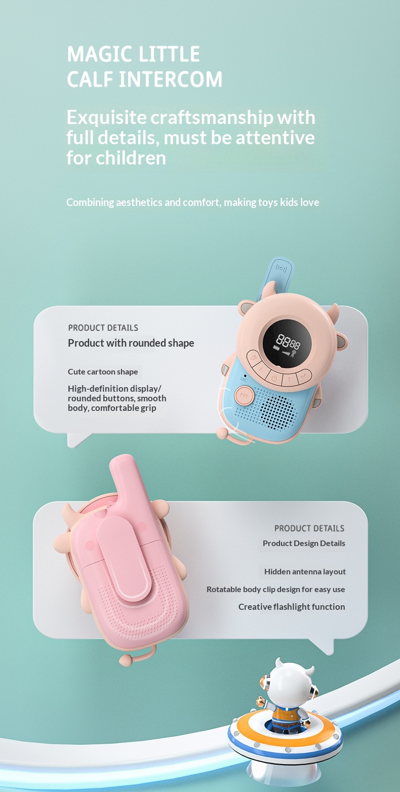 Toy Walkie Talkies For Kids Long Range Communication Device_voghion.com