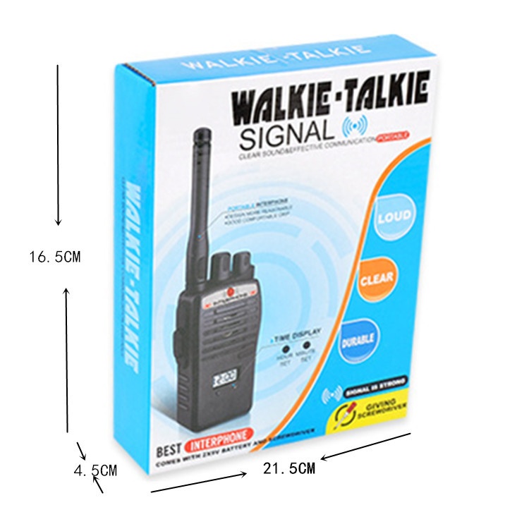 Walkie talkie giocattolo wireless per giochi di ruolo bimbi_voghion.com
