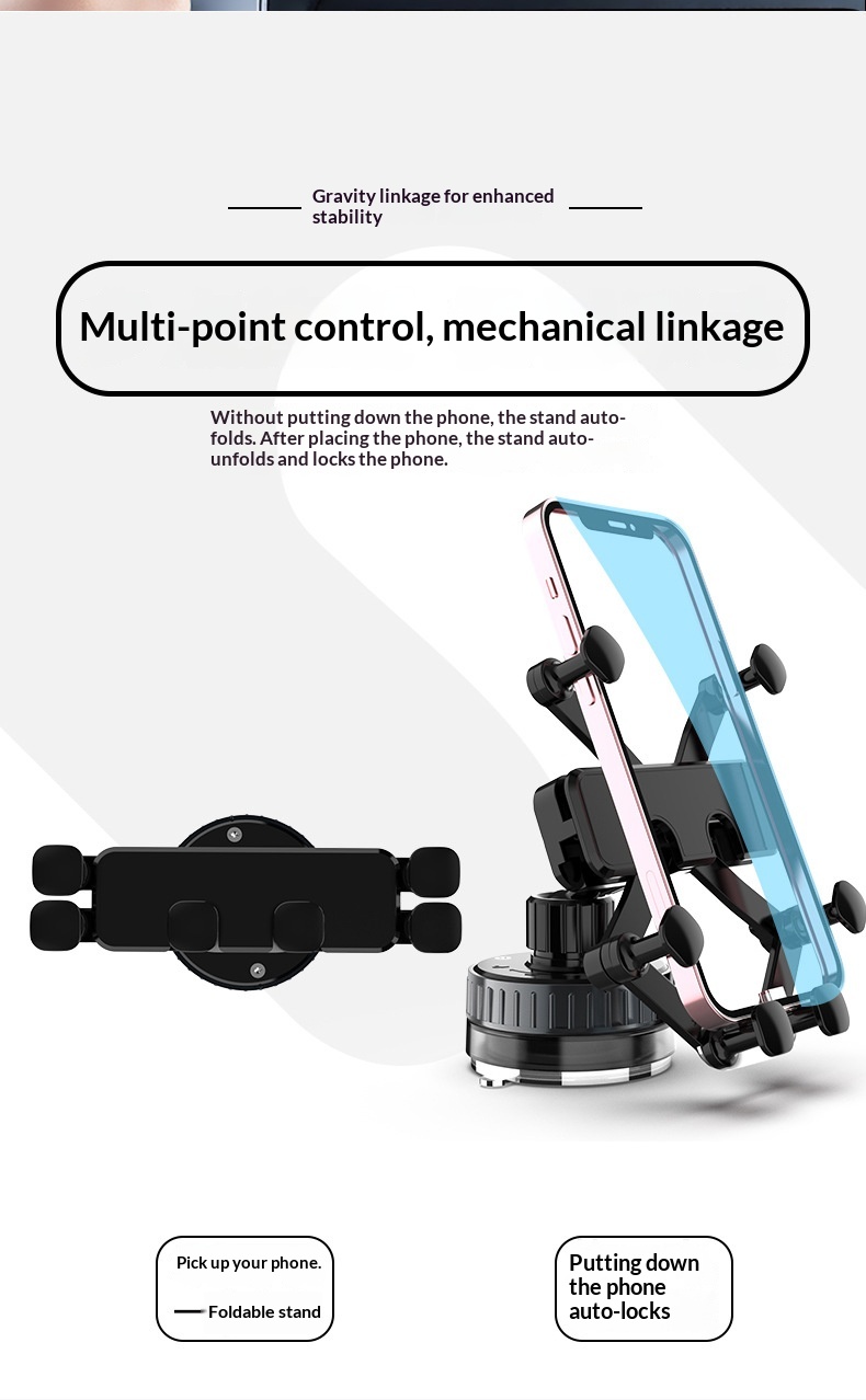 Mount Special Interior Suction Cup Anti-Shake Support Stand Car Navigation Fixed Phone Holder_voghion.com