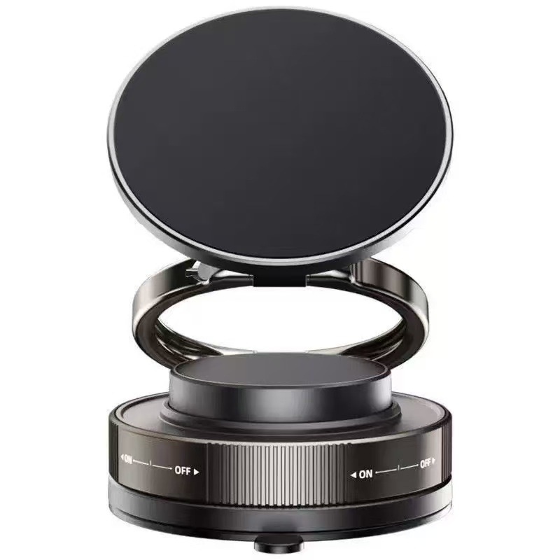 Vacuum Adsorption Magnetic Car Mount Navigation Phone Holder_voghion.com