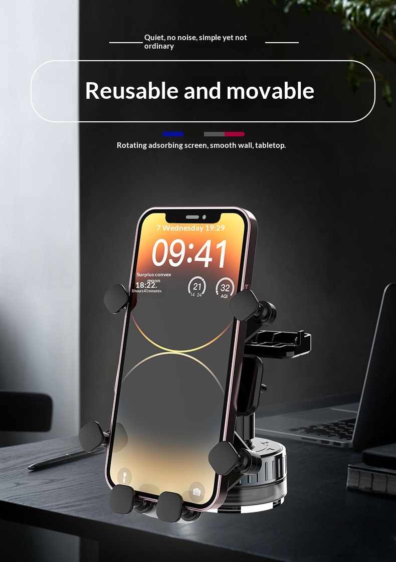 Mount Special Interior Suction Cup Anti-Shake Support Stand Car Navigation Fixed Phone Holder_voghion.com