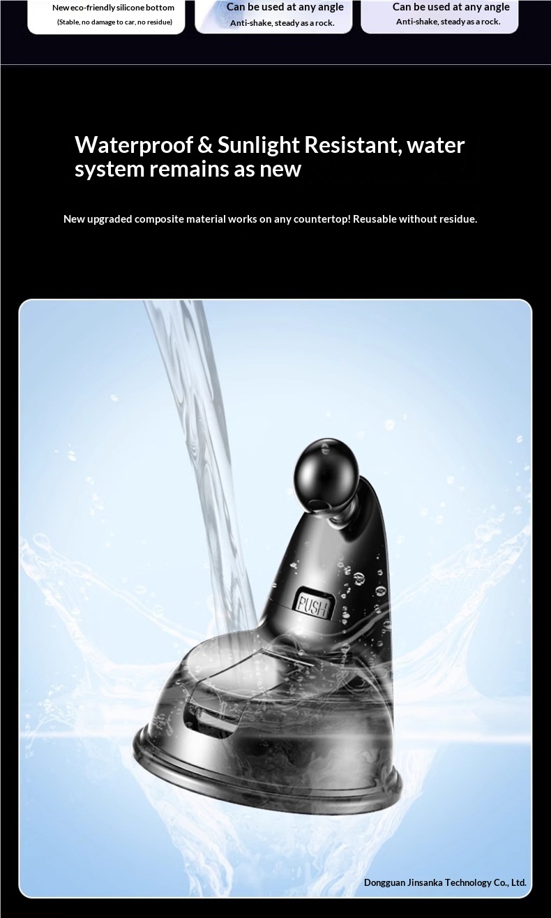 Phone Holder 2025 New Suction Cup Type Universal Navigation Fixed Support Stand For Car Dashboard_voghion.com