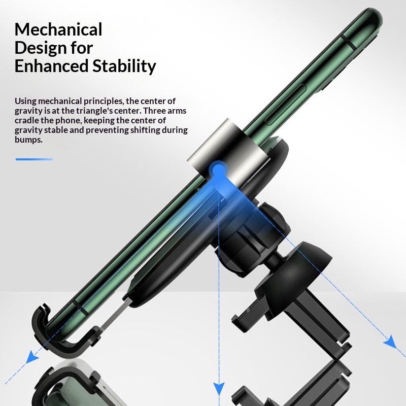 Suction Cup Air Vent Multi-Function Phone Gravity Car Navigation Holder_voghion.com