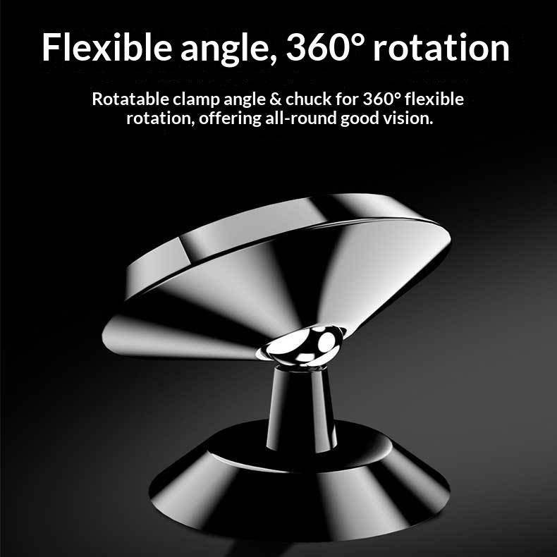 Nuovo supporto magnetico in metallo per auto, da fissare alla bocchetta dell'aria, per telefono e navigatore (modello 2024)._voghion.com