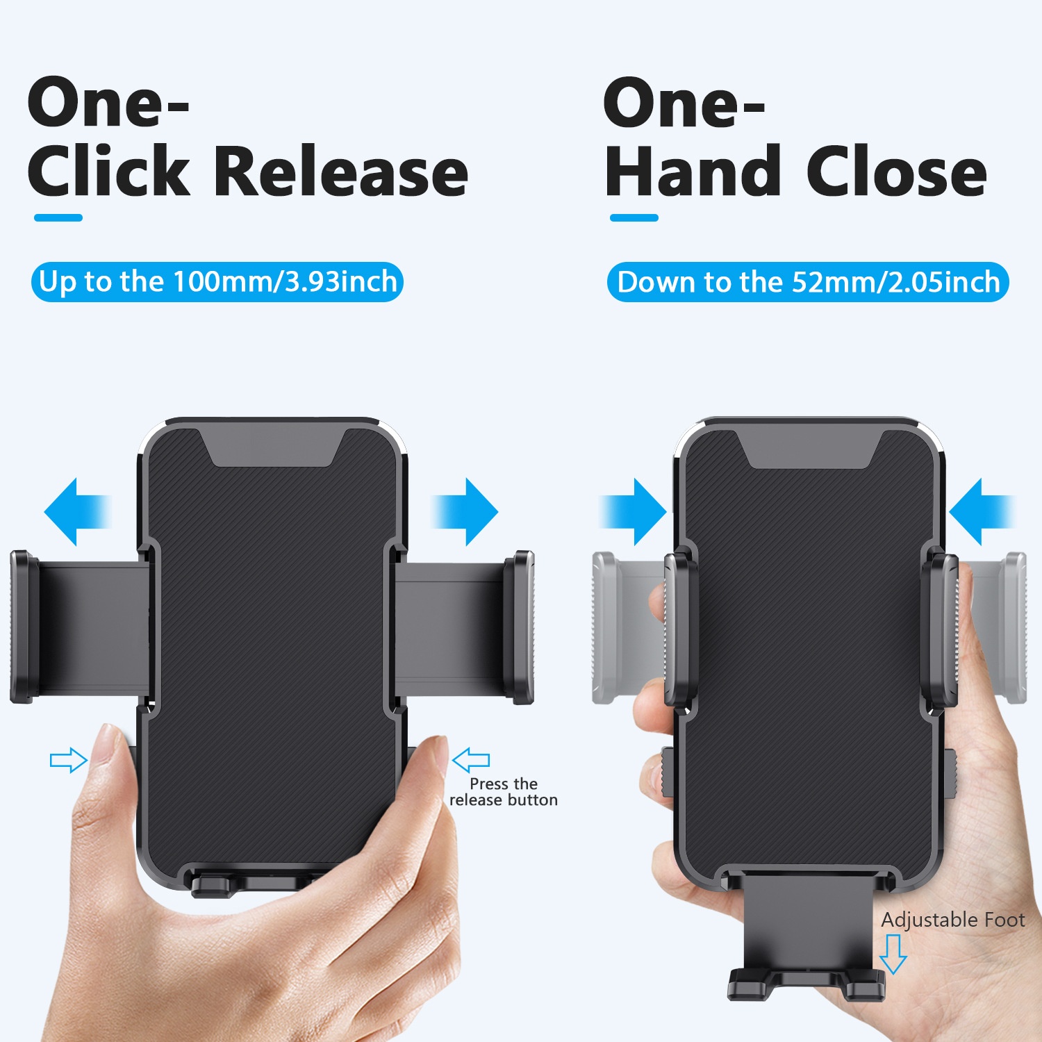 Multifunktionale Autohalterung für Armaturenbrett und Windschutzscheibe, Saugnapfhalterung, ausziehbare Handyhalterung für Navigationssystem_voghion.com