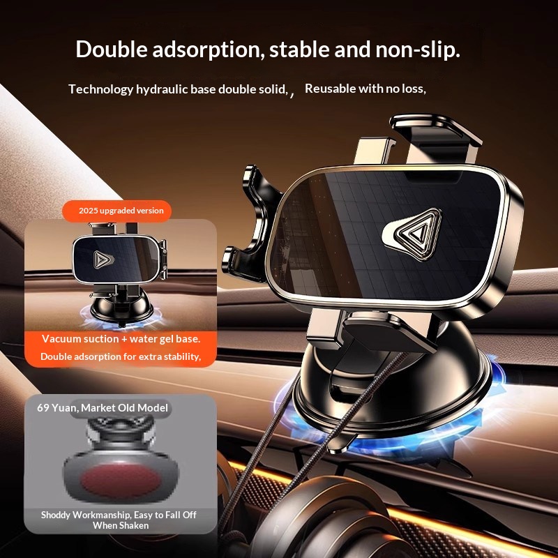 Phone Holder 2025 New Suction Cup Type Universal Navigation Fixed Support Stand For Car Dashboard_voghion.com