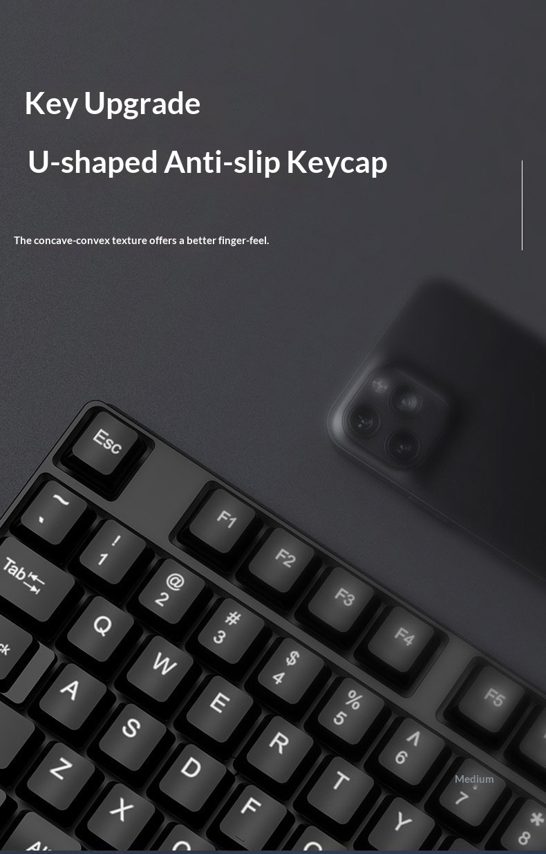 Wired Usb External Keyboard For Desktop And Laptop Computers_voghion.com