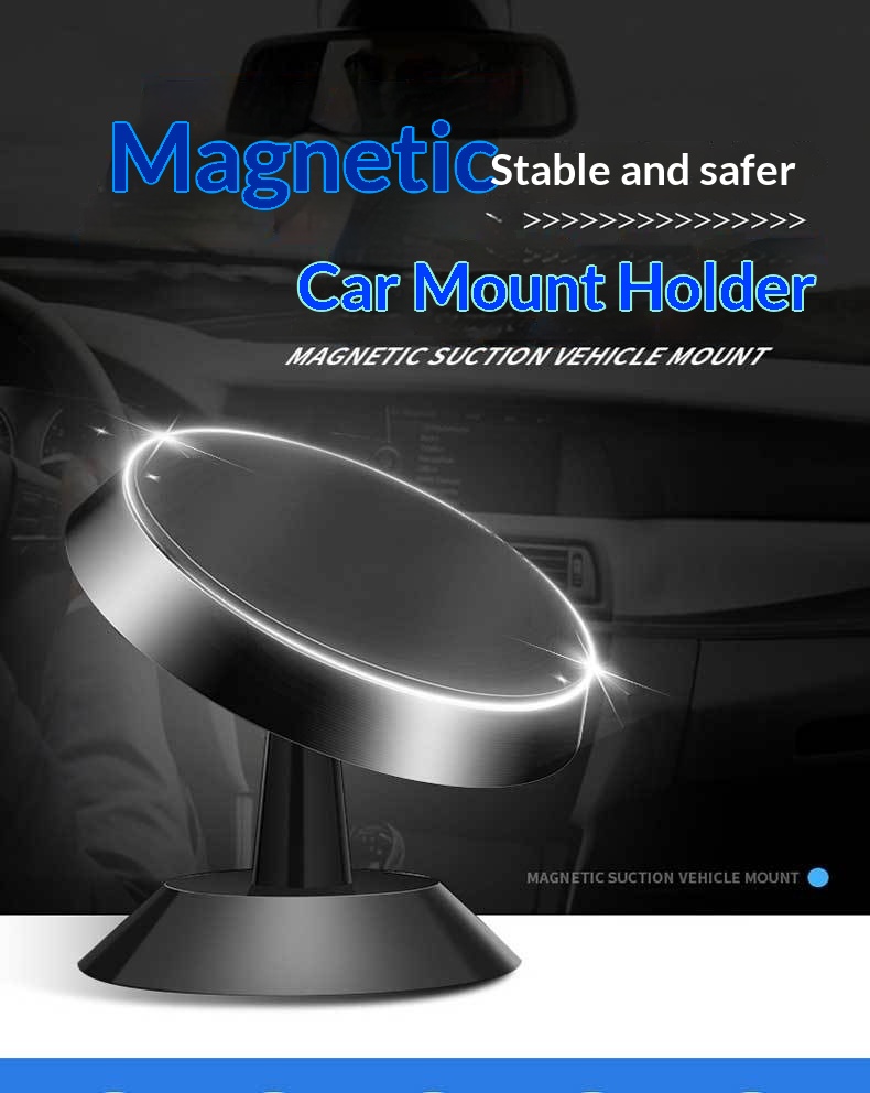 Supporto magnetico per telefono auto in metallo per bocchette_voghion.com