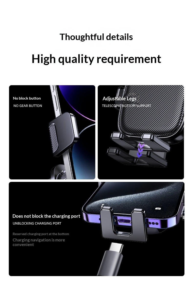 2025 Air Vent Mount Universal Navigation Car Phone Holder_voghion.com