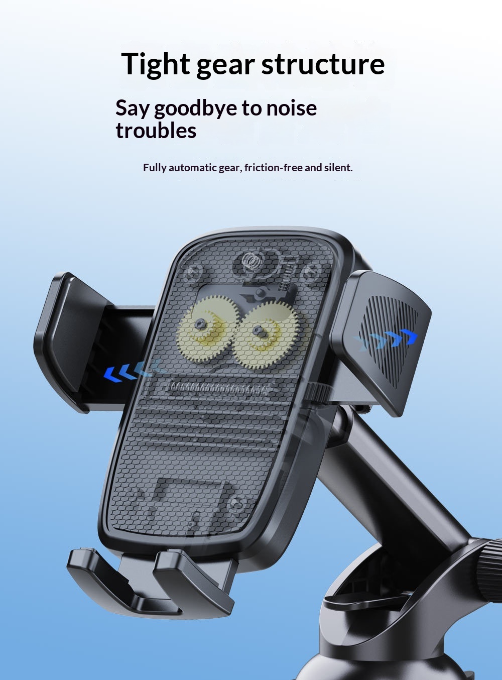 Supporto per telefono auto con ventosa adesiva per cruscotto e parabrezza, supporto universale girevole e personalizzabile._voghion.com