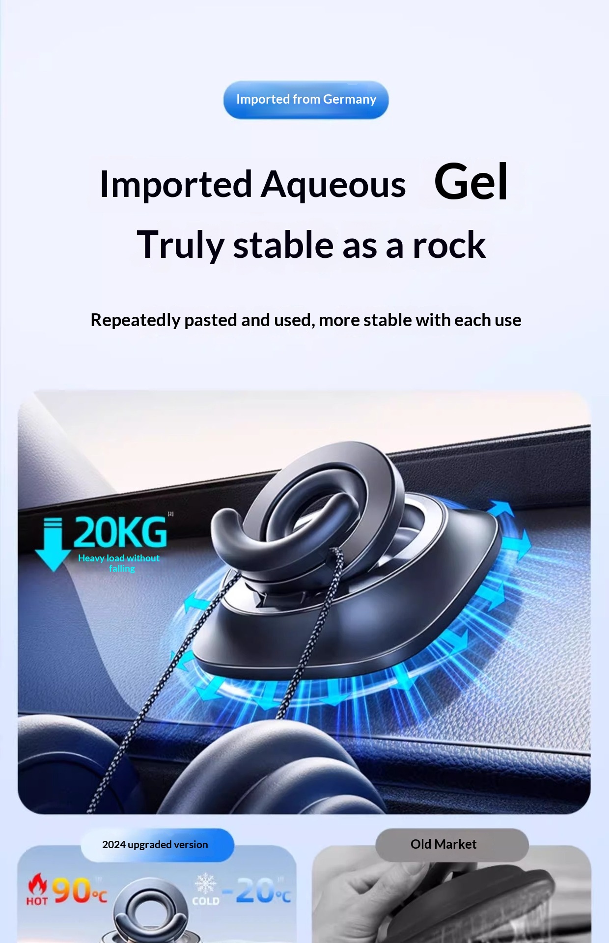 Cross-Border New Mode Phone Mount Hoder Center Consoe Navigation Dedicated High-End Car Support Stand_voghion.com