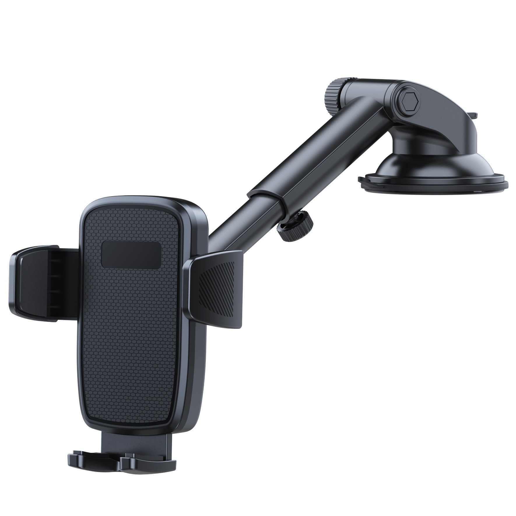 Supporto per telefono auto con ventosa adesiva per cruscotto e parabrezza, supporto universale girevole e personalizzabile._voghion.com