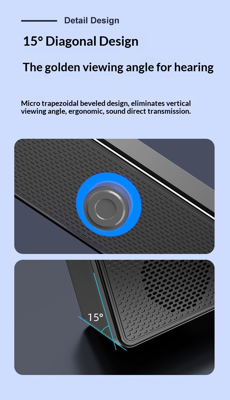 Cross-border E-350TS Long Strip Small Computer Desktop Laptop Home Speaker Wired Subwoofer_voghion.com
