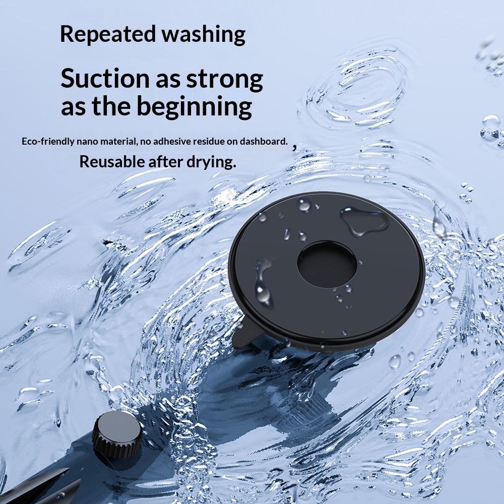 Supporto per telefono auto con ventosa adesiva per cruscotto e parabrezza, supporto universale girevole e personalizzabile._voghion.com