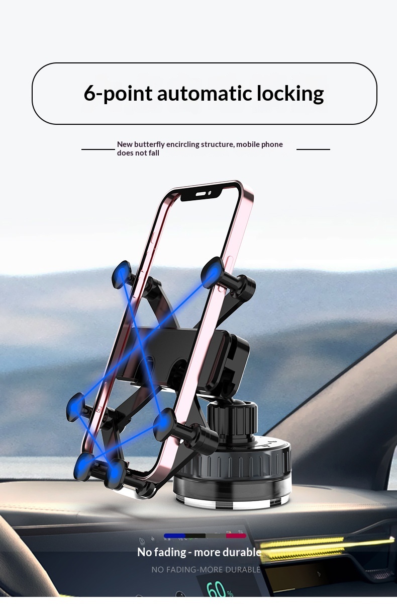 Mount Special Interior Suction Cup Anti-Shake Support Stand Car Navigation Fixed Phone Holder_voghion.com