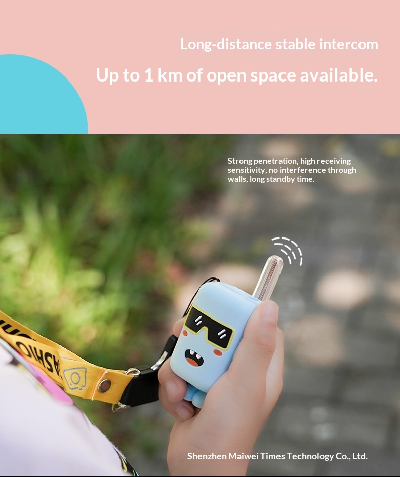 Mini Walkie-talkies For Children Rechargeable Interactive Set_voghion.com