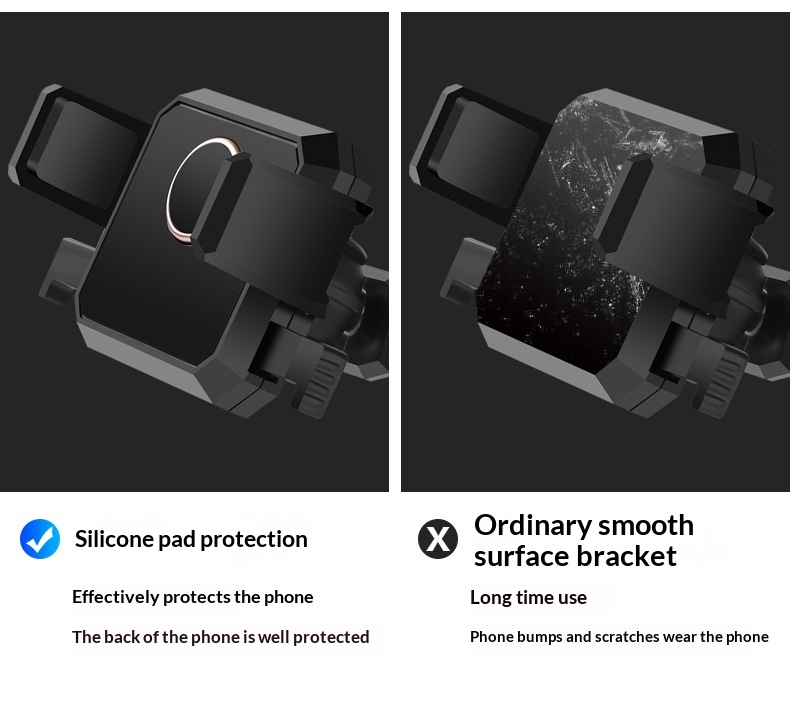 Supporto universale multifunzionale per telefono con ventosa telescopica per auto, da fissare alla bocchetta dell'aria._voghion.com