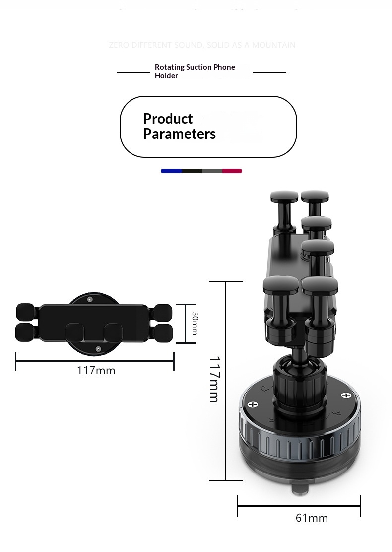 Mount Special Interior Suction Cup Anti-Shake Support Stand Car Navigation Fixed Phone Holder_voghion.com