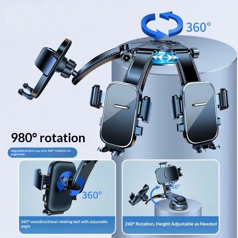 Neue Navigations-Saugnapf-Lüftungsschlitz-Multifunktions-Handyhalterung Autohalterung_voghion.com