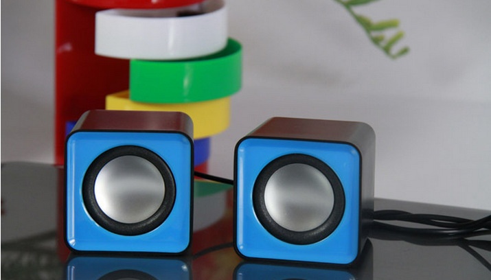 Desktop And Laptop USB Mini Cube Wholesale, Portable Speakers For Computers_voghion.com