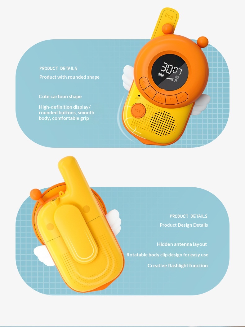 Toy Walkie Talkies For Kids Long Range Communication Device_voghion.com