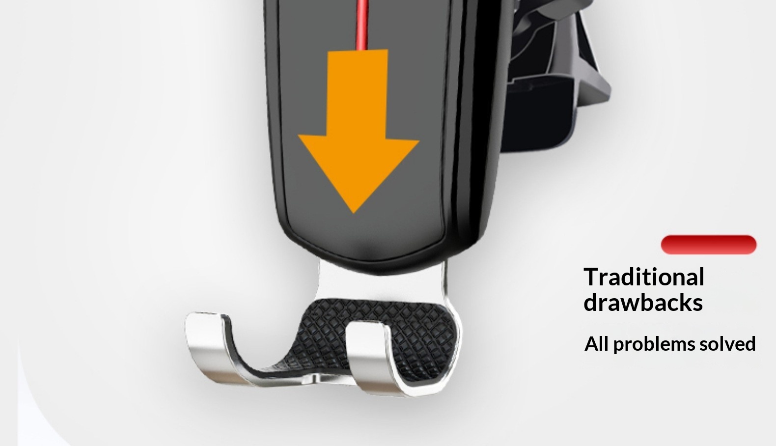 Supporto universale per telefono da auto con navigatore e bocchetta dell'aria, attacco a triangolo con testa di toro._voghion.com