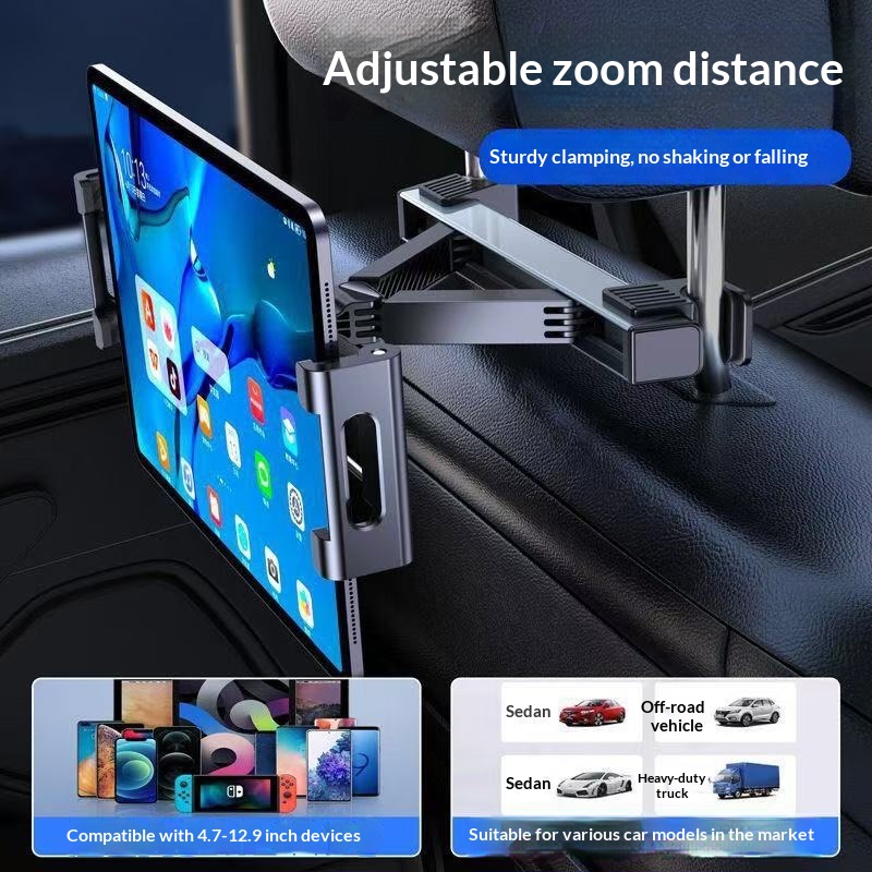 Supporto per telefono da auto, supporto girevole per iPad sullo schienale del sedile posteriore, supporto per tablet in auto_voghion.com