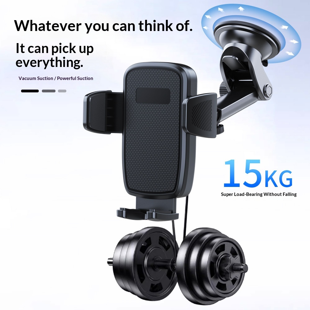 Supporto per telefono auto con ventosa adesiva per cruscotto e parabrezza, supporto universale girevole e personalizzabile._voghion.com