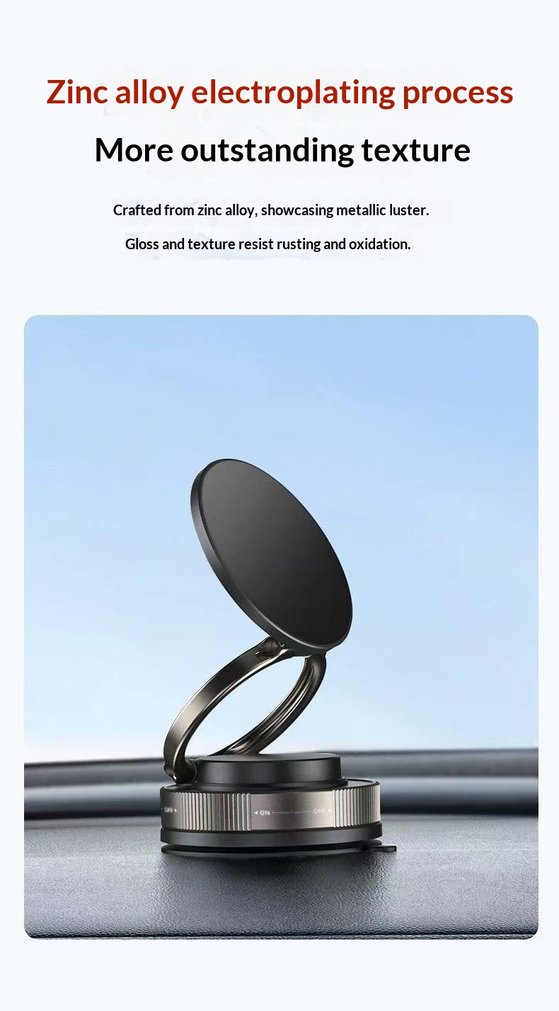 Vacuum Adsorption Magnetic Car Mount Navigation Phone Holder_voghion.com