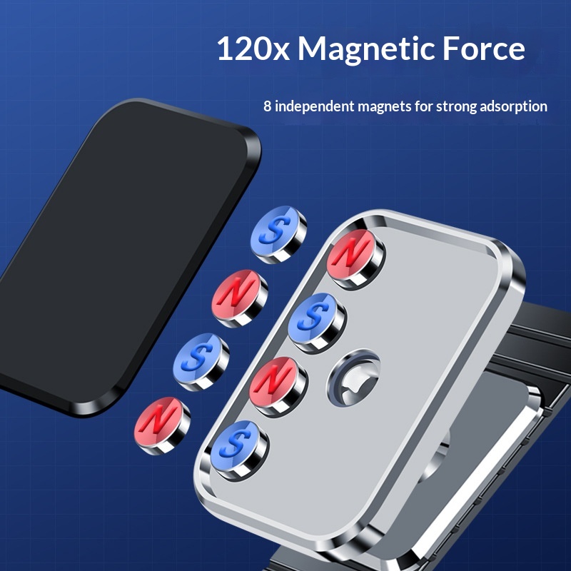 Universele telefoonhouder met sterke magneet, multifunctioneel, voor op het autodashboard, navigatiestandaard voor in de auto_voghion.com