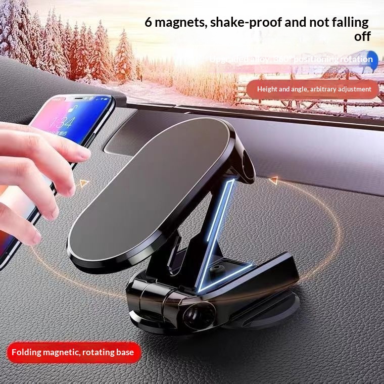 2025 Nieuwe grensoverschrijdende magnetische dashboardhouder met vacuümzuignap voor autonavigatie en telefoon_voghion.com