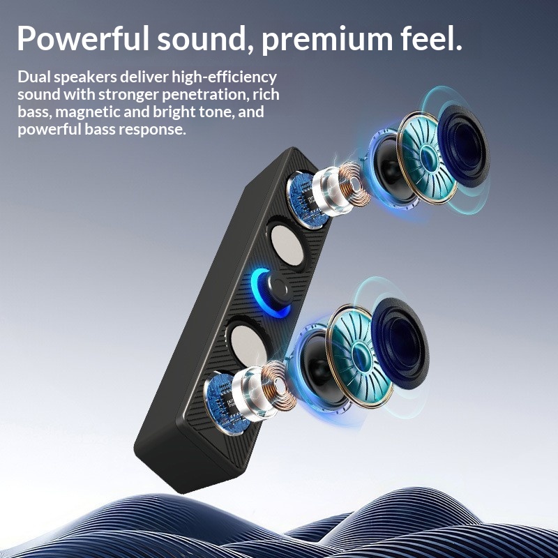 Leerfly E-1136 Computer Long Strip Speaker Laptop Home Desktop Mini USB Subwoofer_voghion.com