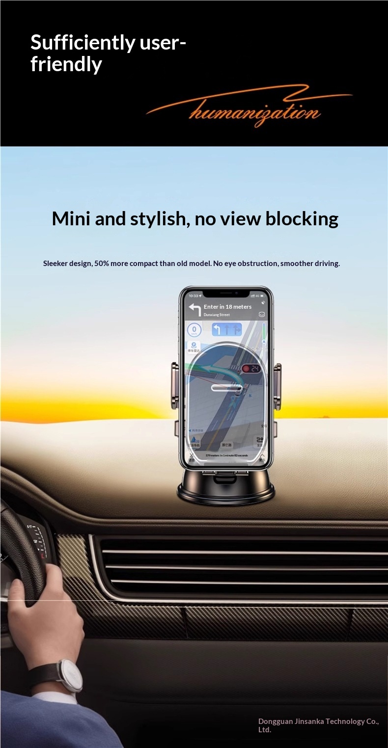 Phone Holder 2025 New Suction Cup Type Universal Navigation Fixed Support Stand For Car Dashboard_voghion.com