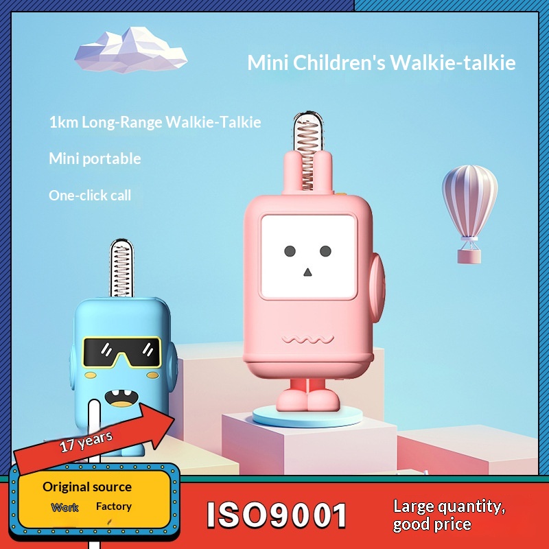 Factory Direct XJ16 Play Parent-Child Interactive Toy Long Standby Rechargeable Mini Children's Walkie-Talkie In Stock_voghion.com