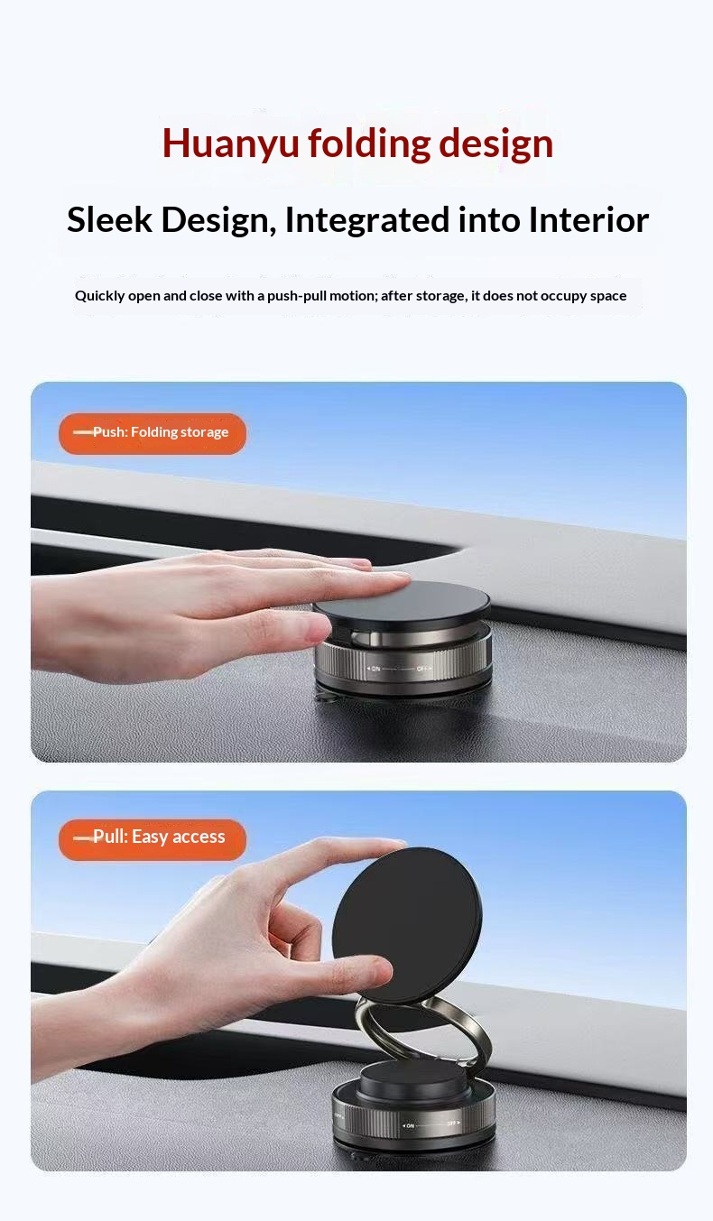 Vacuum Adsorption Magnetic Car Mount Navigation Phone Holder_voghion.com