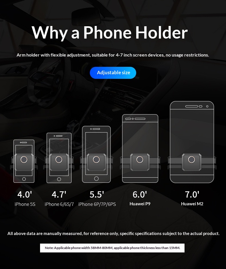 Supporto universale multifunzionale per telefono con ventosa telescopica per auto, da fissare alla bocchetta dell'aria._voghion.com