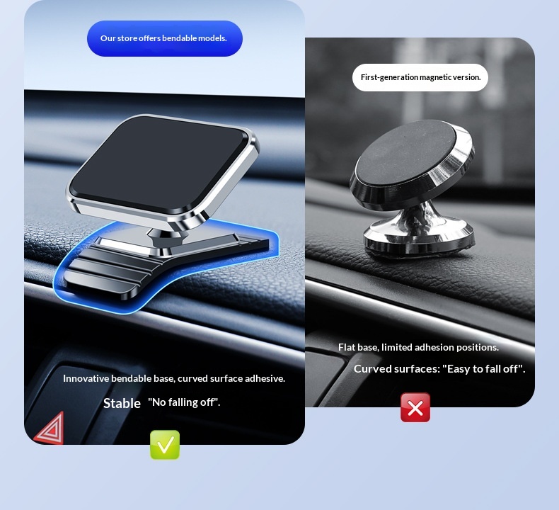 Universele telefoonhouder met sterke magneet, multifunctioneel, voor op het autodashboard, navigatiestandaard voor in de auto_voghion.com