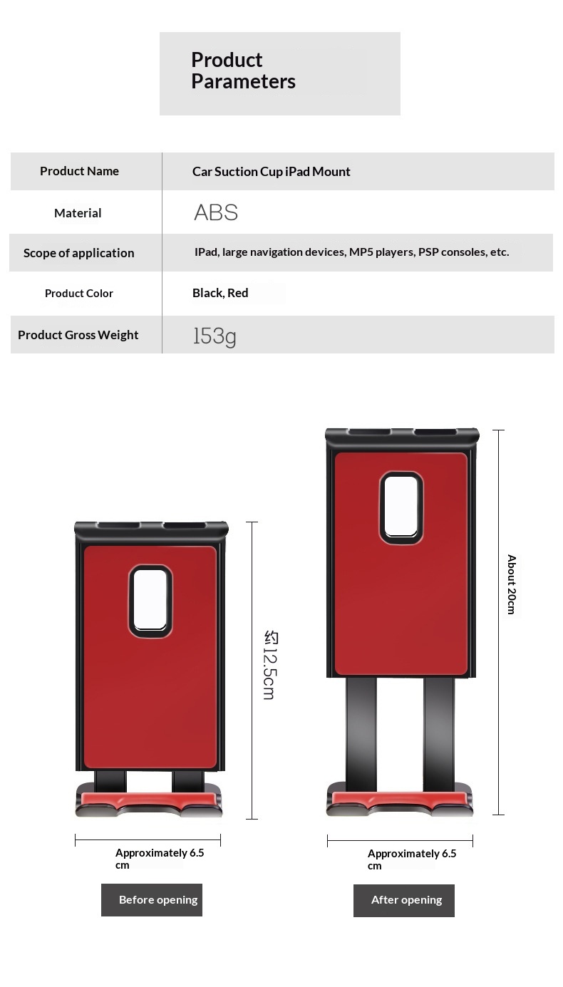 Držač za tablet i telefon za auto - sladak cartoon dizajn_voghion.com