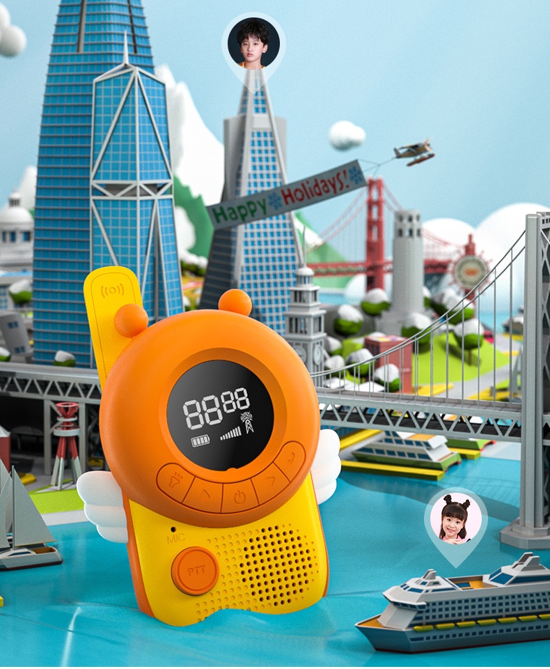 Toy Walkie Talkies For Kids Long Range Communication Device_voghion.com