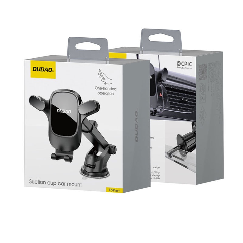 Supporto per telefono con ventosa F5Pro+ unico, da fissare alla bocchetta dell'aria, al cruscotto, al navigatore e all'auto._voghion.com