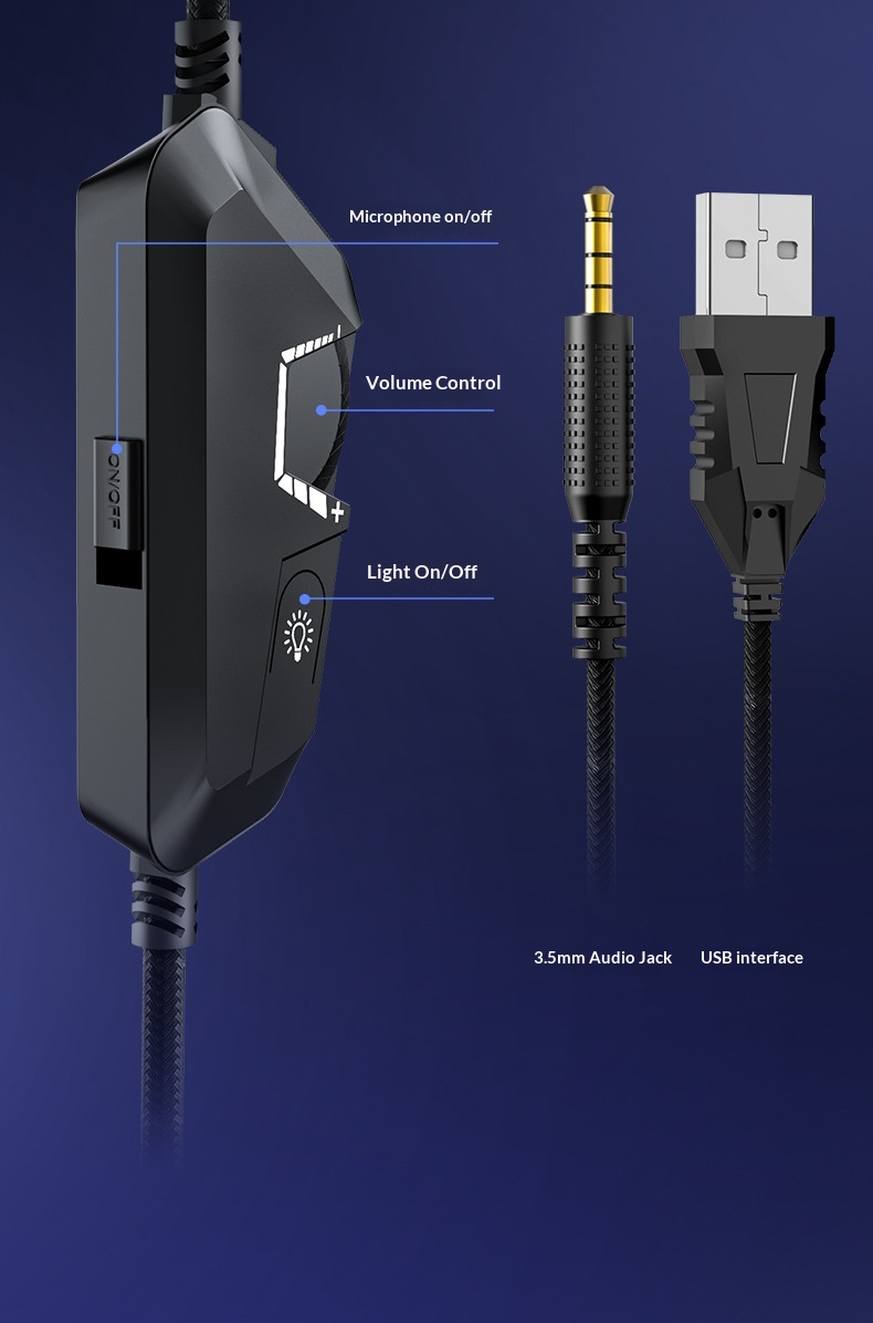 Wired Gaming Headset With Microphone For Pc And Laptop_voghion.com