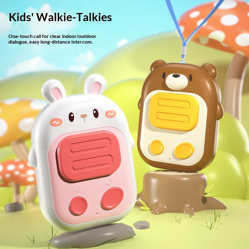 Children's Walkie-Talkie Indoor Outdoor Parent-Child Interactive Handheld Call Device Wireless Silent Educational Toy_voghion.com